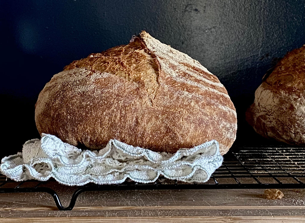 Recipe for Simple Sourdough Bread with Janie's Mill High Protein Flour