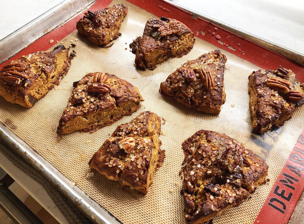 Pumpkin Ginger Scones by Heidi Hedeker – Janie's Mill
