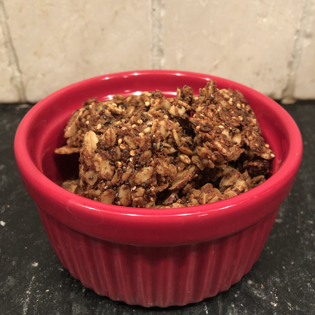 Crunchy Oat Granola with Almond Butter – Janie's Mill