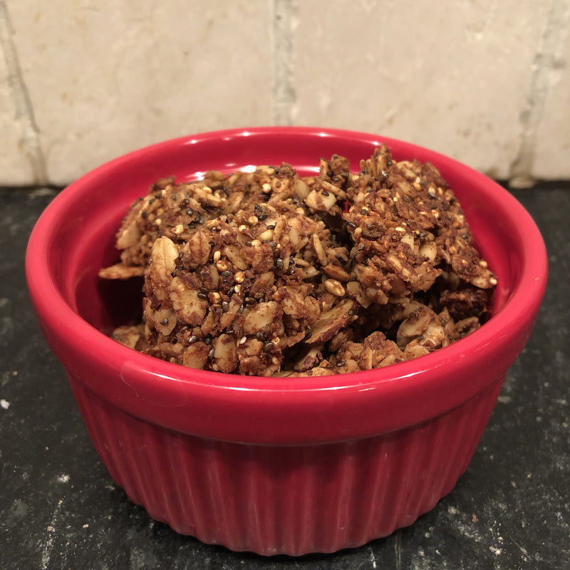 Crunchy Oat Granola with Almond Butter