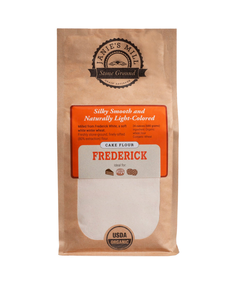 bulk white lily flour Organic Frederick Cake Flour – Janie's Mill