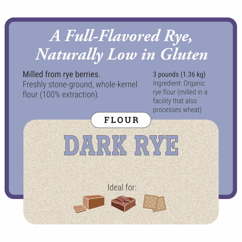 Organic Dark Rye Flour