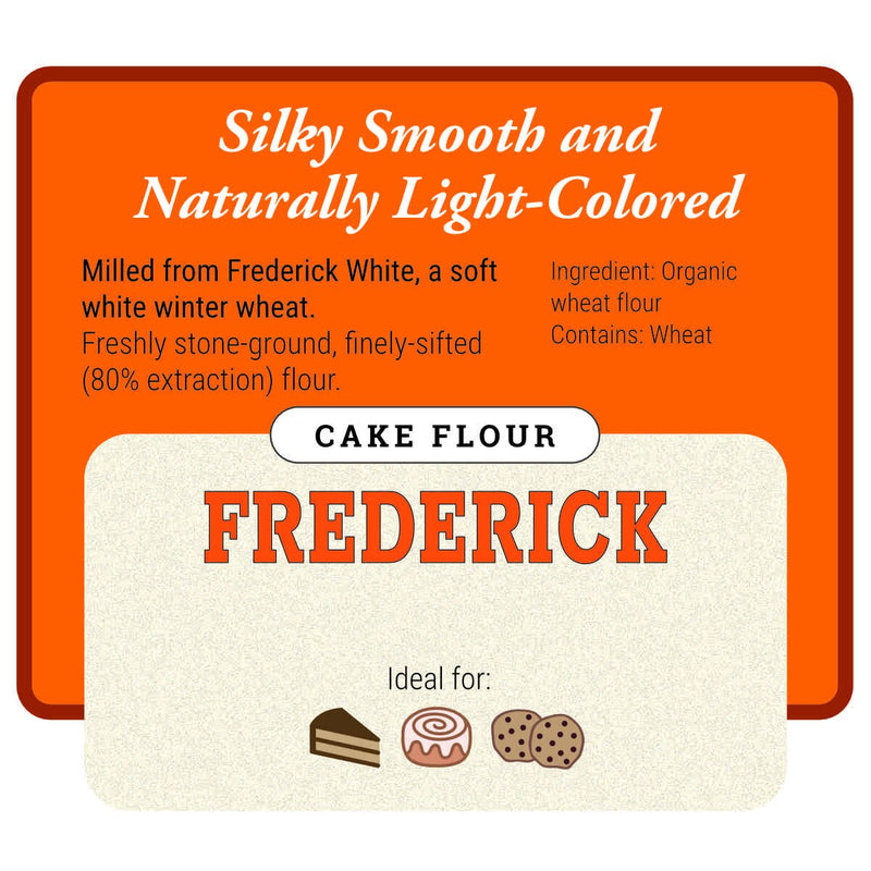 can you substitute white lily flour for cake flour Organic Frederick Cake Flour – Janie's Mill