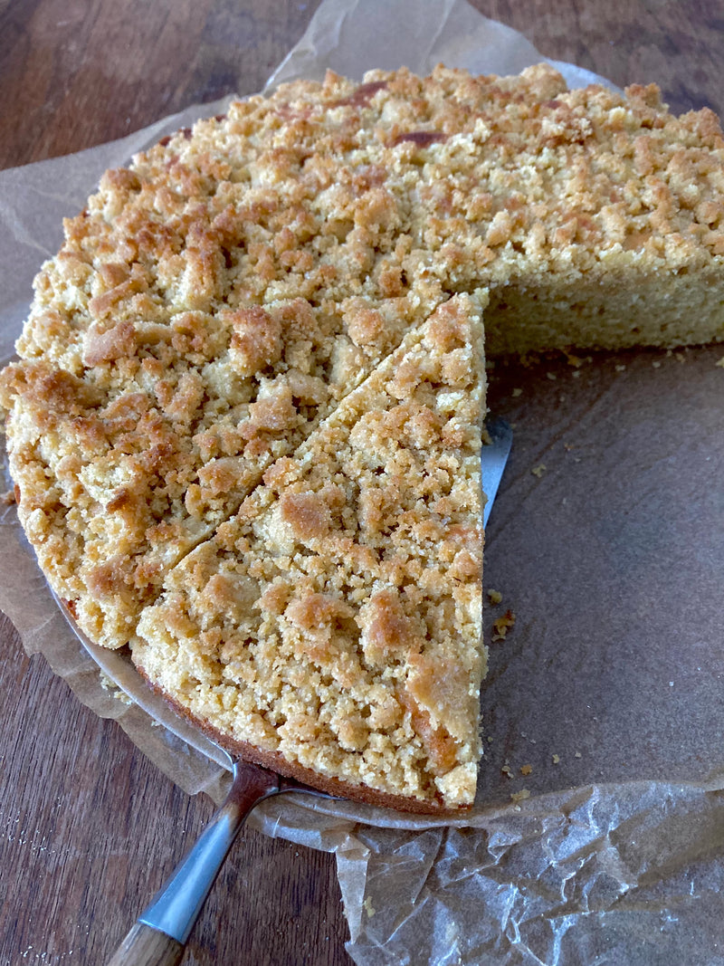 Zesty Orange Crumb Cake with Sifted Durum Flour