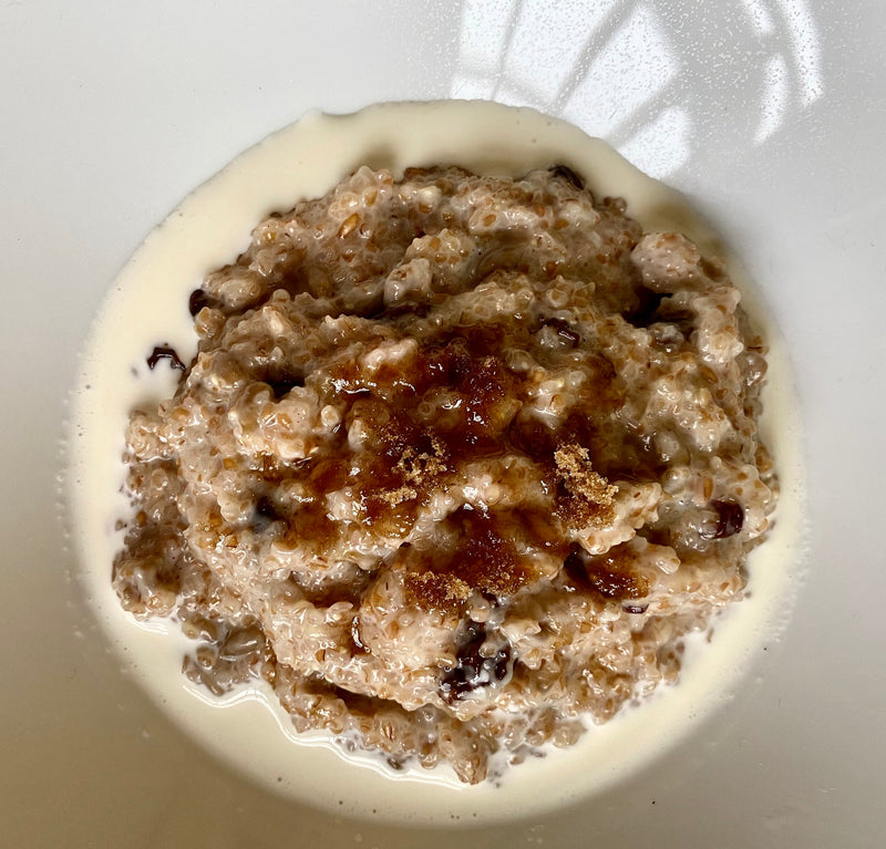 Hot Breakfast Cereal (porridge) with Cracked Wheat or Rye