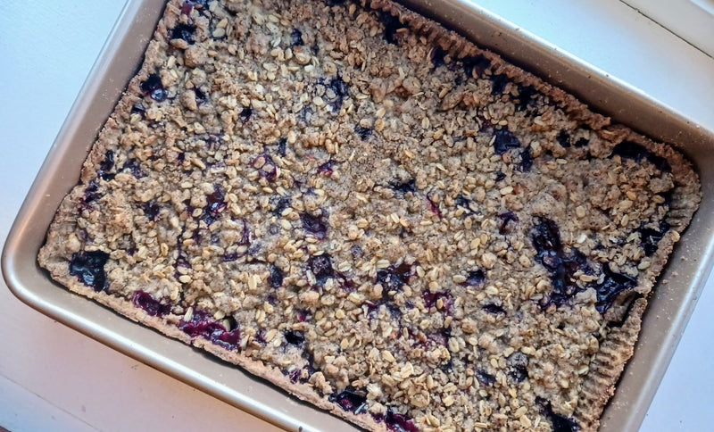 Blueberry Buckwheat Slab Pie