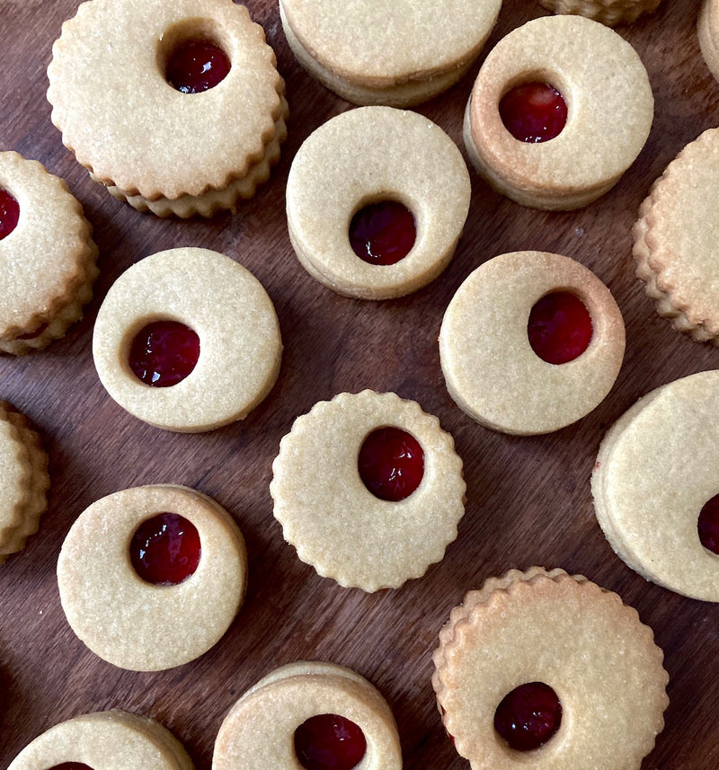 Sifted Durum Linzer Cookies