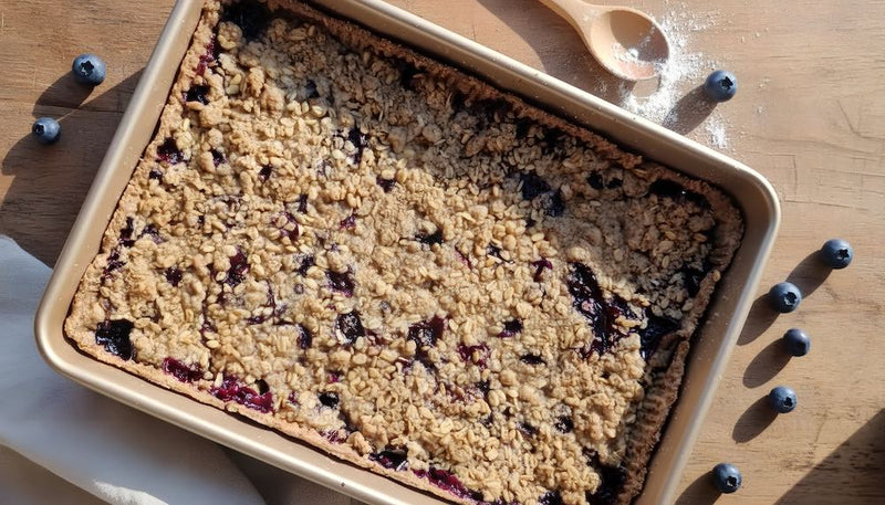 Blueberry Buckwheat Slab Pie