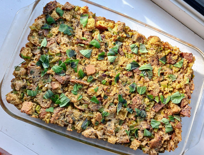 Herby Cornbread Stuffing