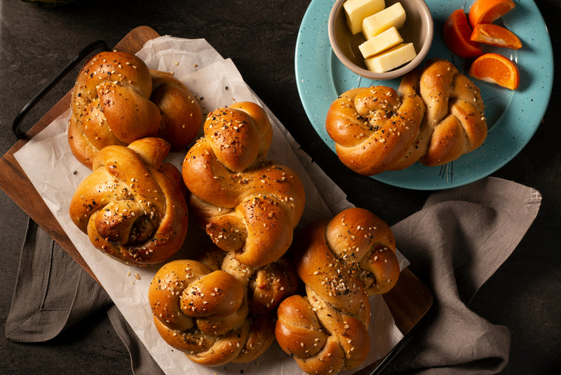 Meaty Garlic Knots