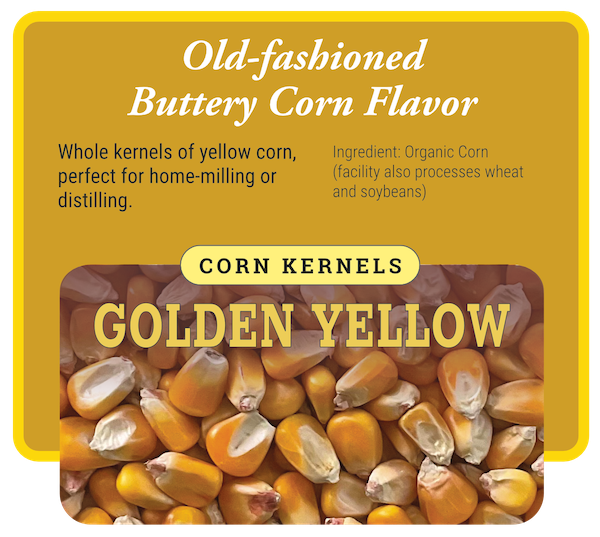 Whole Organic Golden Yellow Corn Kernels – Janie's Mill