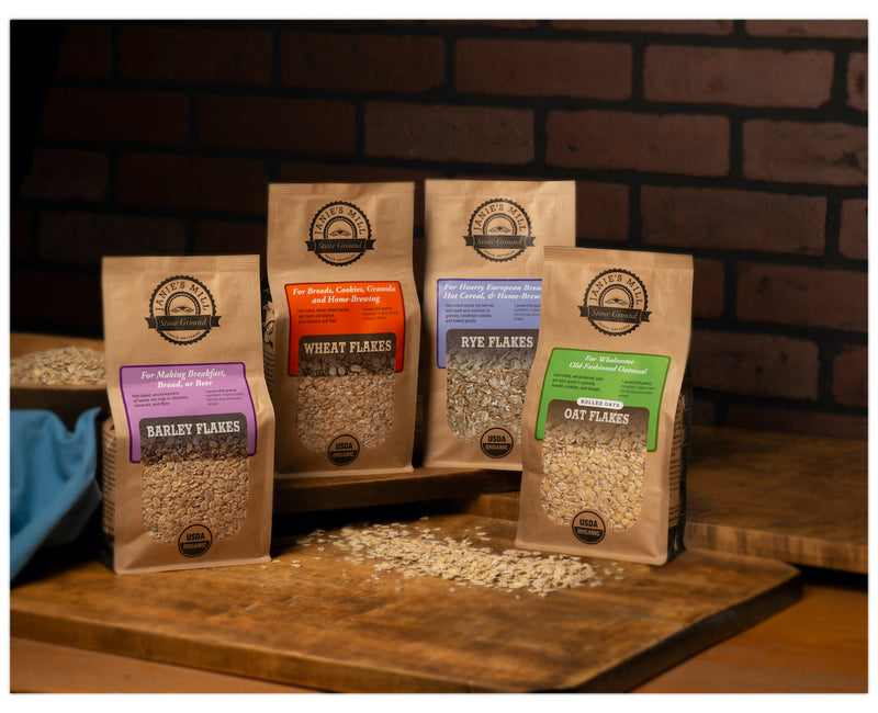 Flaked Grains Flaked Grains Sampler – Janie's Mill