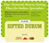 Organic Sifted Durum Flour
