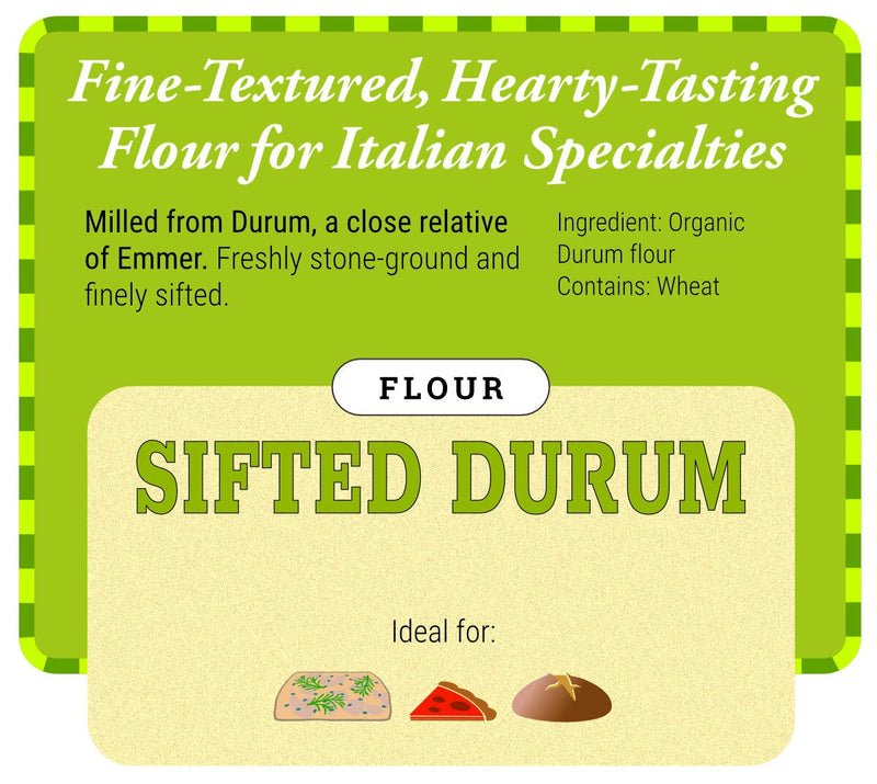 Organic Sifted Durum Flour