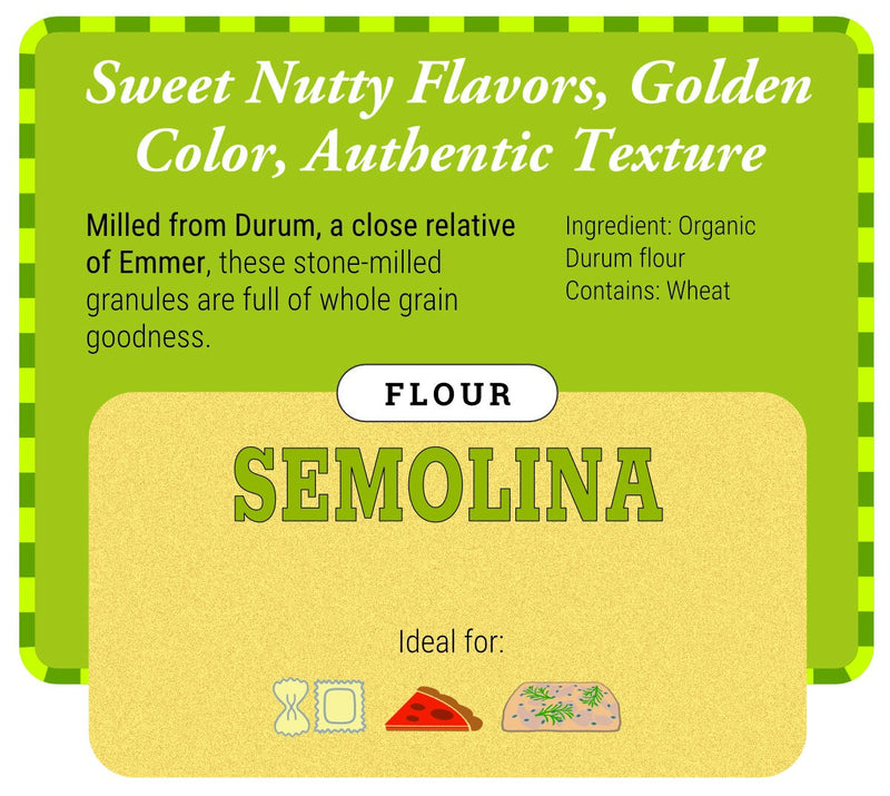 Organic Semolina Flour