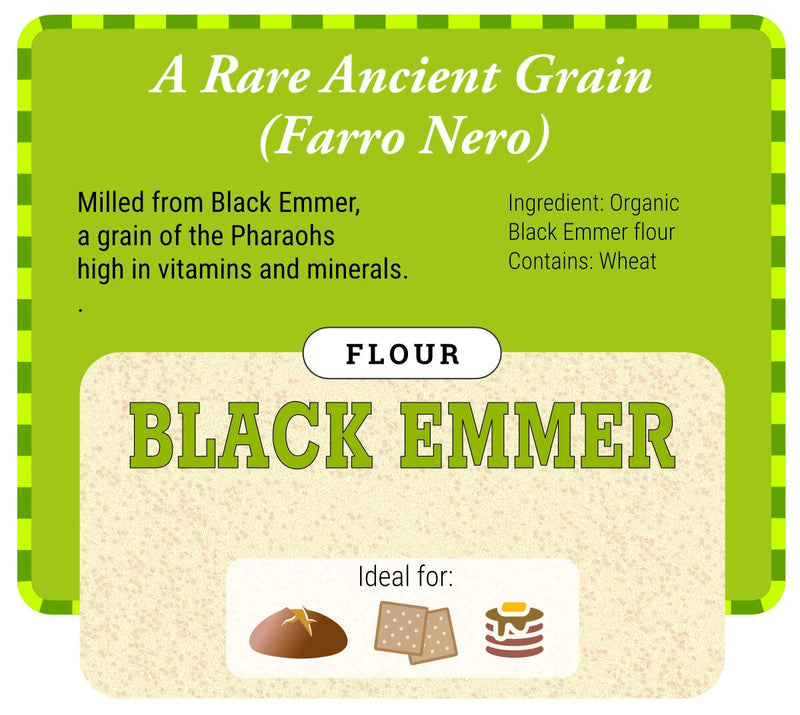 Organic Black Emmer Flour