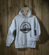 Hooded Sweatshirt (Black on Gray)