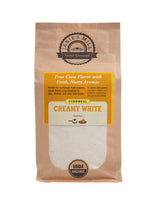 Organic Creamy White Cornmeal - 25 lbs only