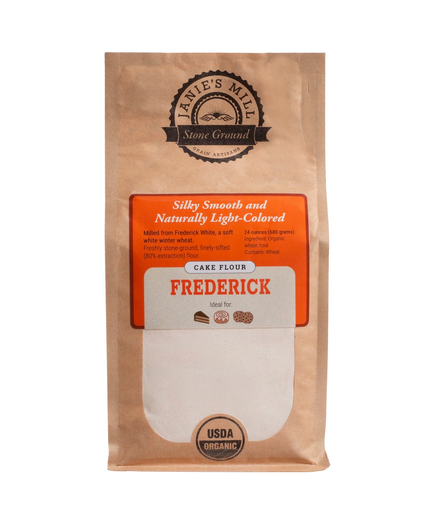can you substitute white lily flour for cake flour Organic Frederick Cake Flour – Janie's Mill