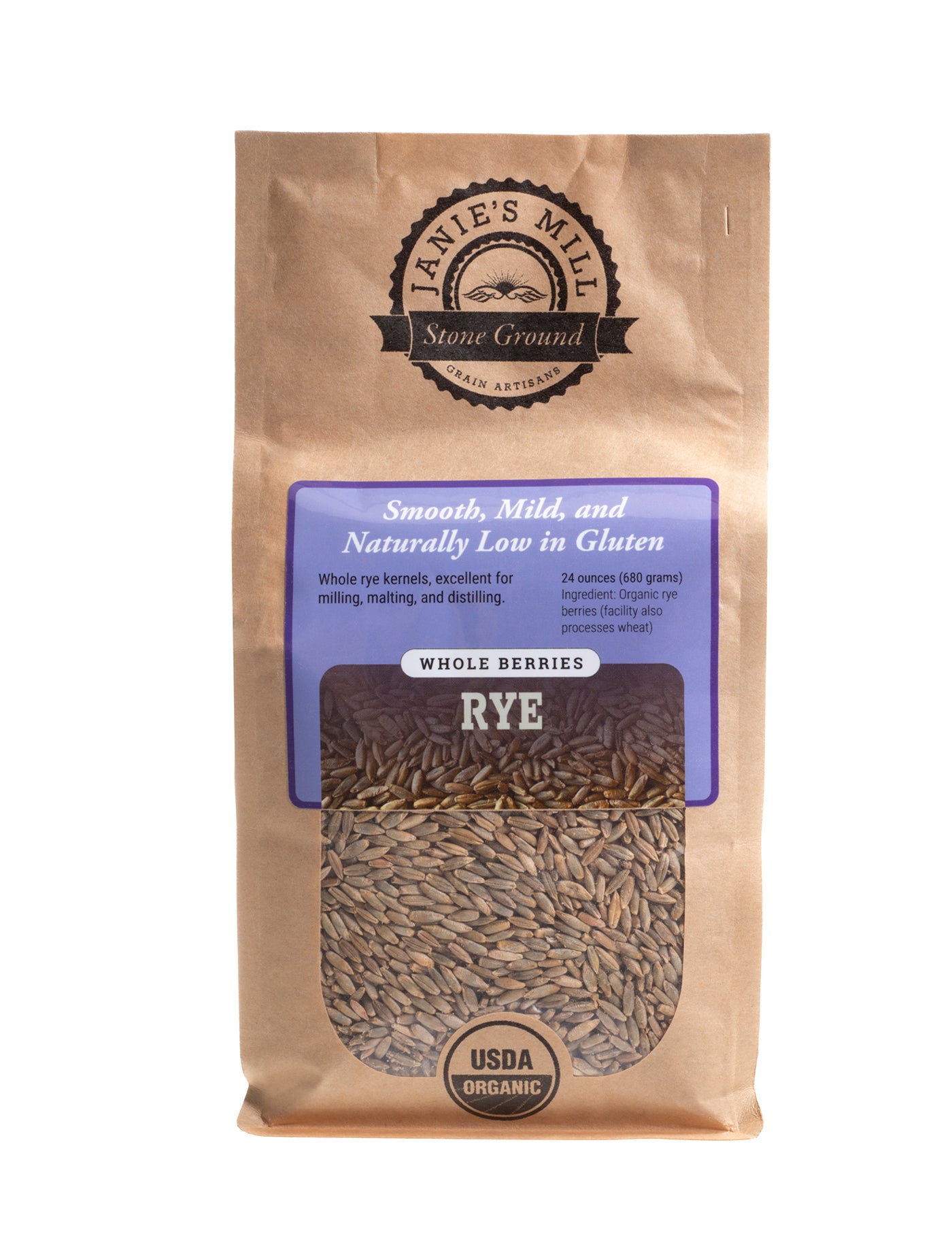 Organic Rye Berries – Janie's Mill