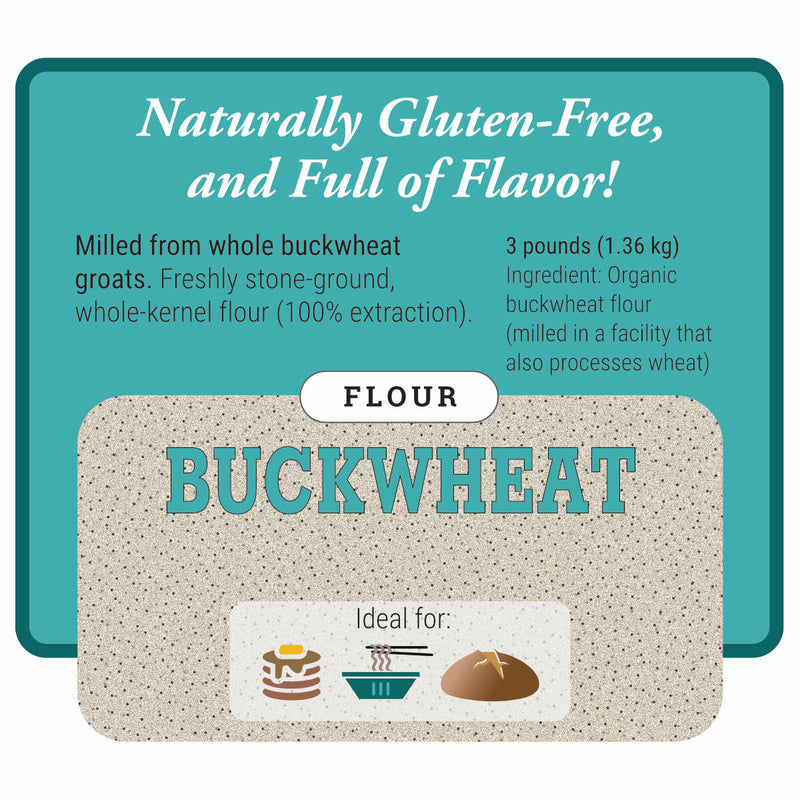 Organic Buckwheat Flour from Whole Groats