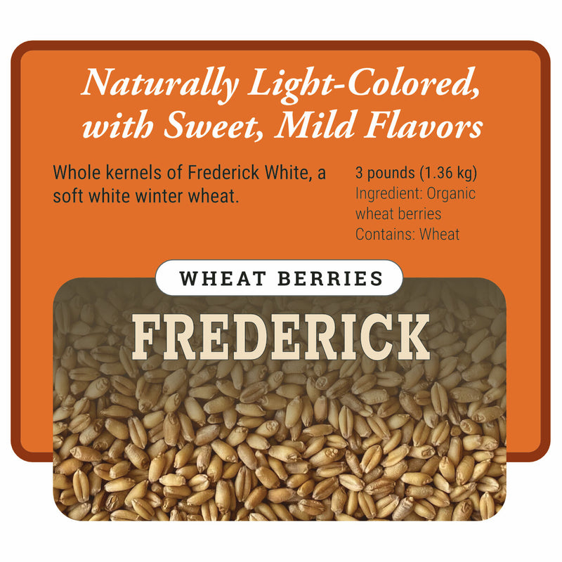 Organic Frederick White Wheat Berries