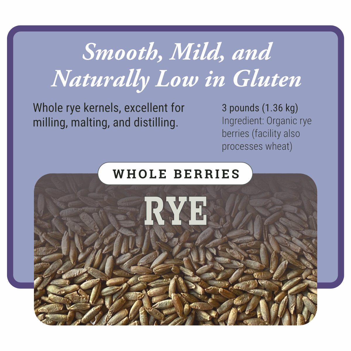 Products With Rye Organic Rye Berries – Janie's Mill