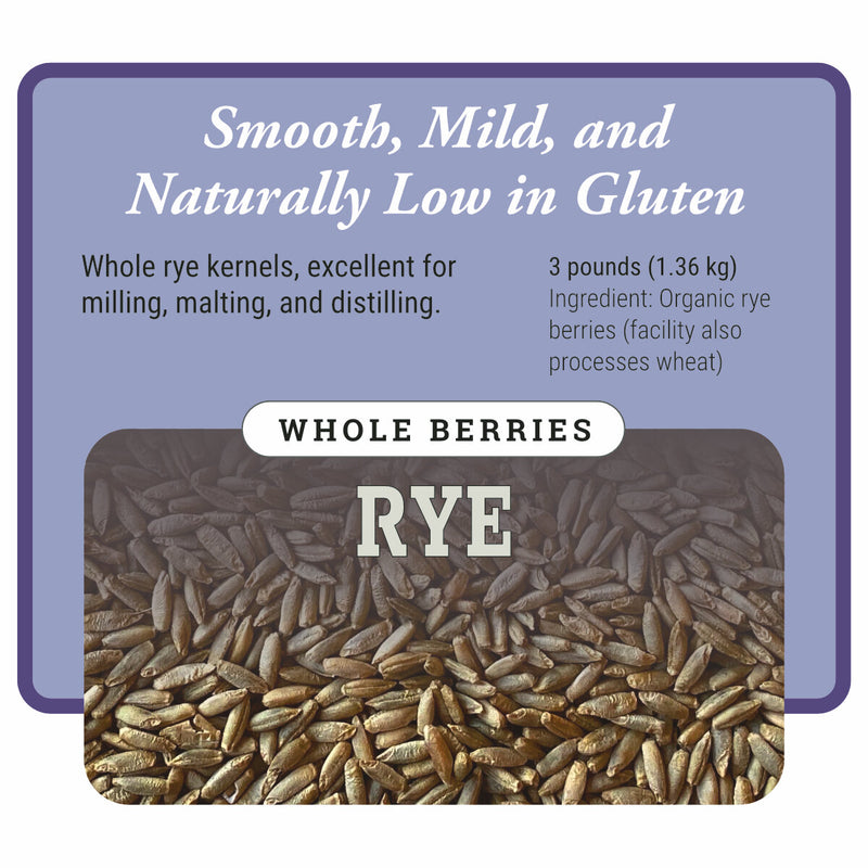 Organic Rye Berries – Janie's Mill