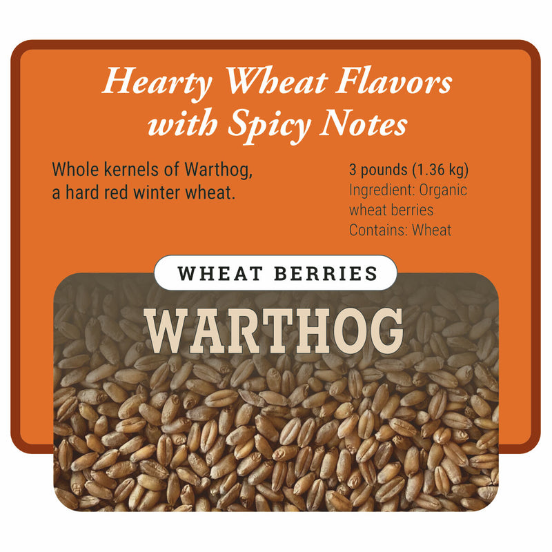 Organic Warthog Wheat Berries