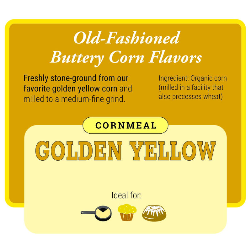 Organic Golden Yellow Cornmeal