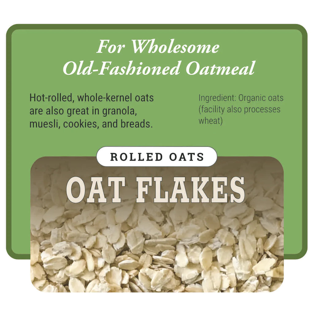 Organic Oat Flakes (Rolled Oats) – Janie's Mill
