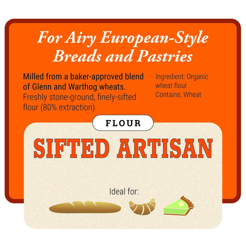 Organic Sifted Artisan Bread Flour
